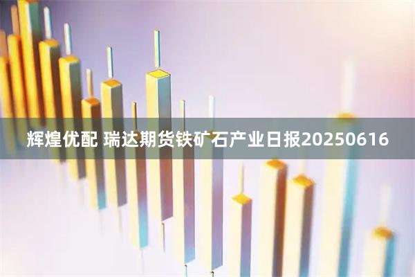 辉煌优配 瑞达期货铁矿石产业日报20250616